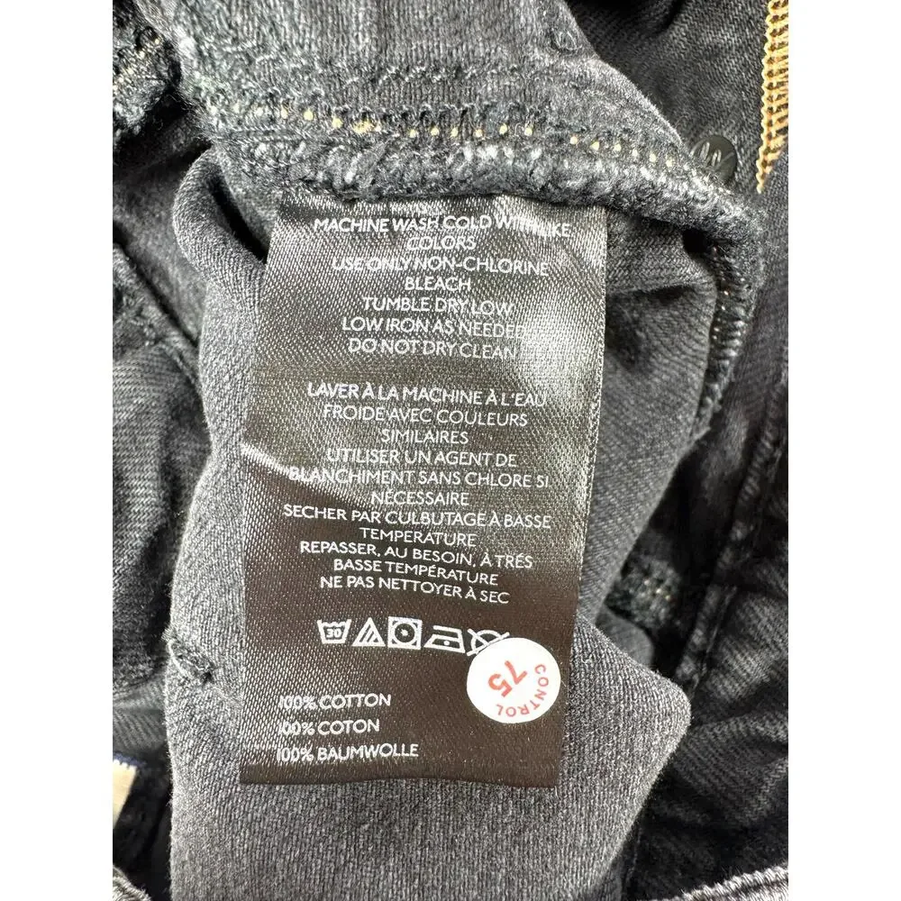 We The Free Palmer Cuffed Jeans 29 Chalkboard Black Wide Leg Relaxed Slouchy
